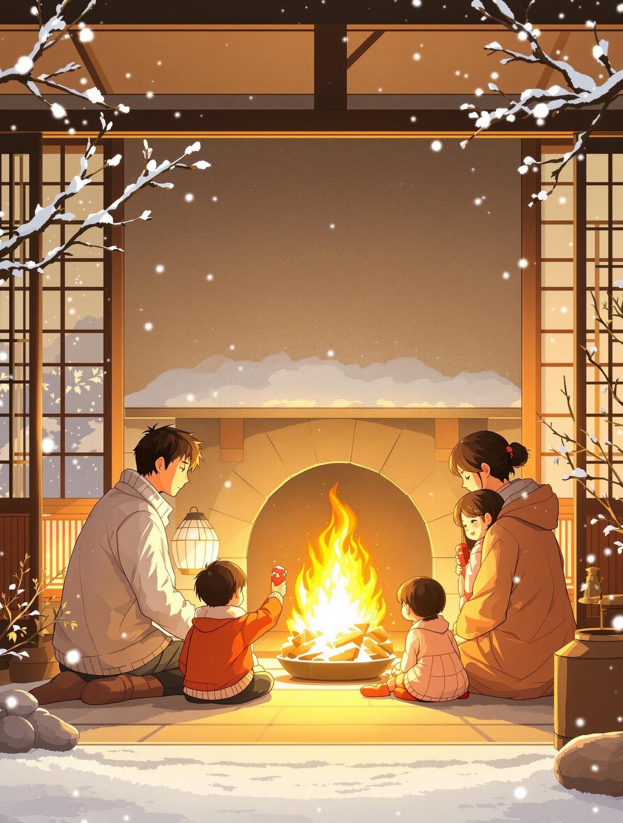 爱看互动短剧 - 雪夜物语 - 暖心家庭治愈动漫短剧